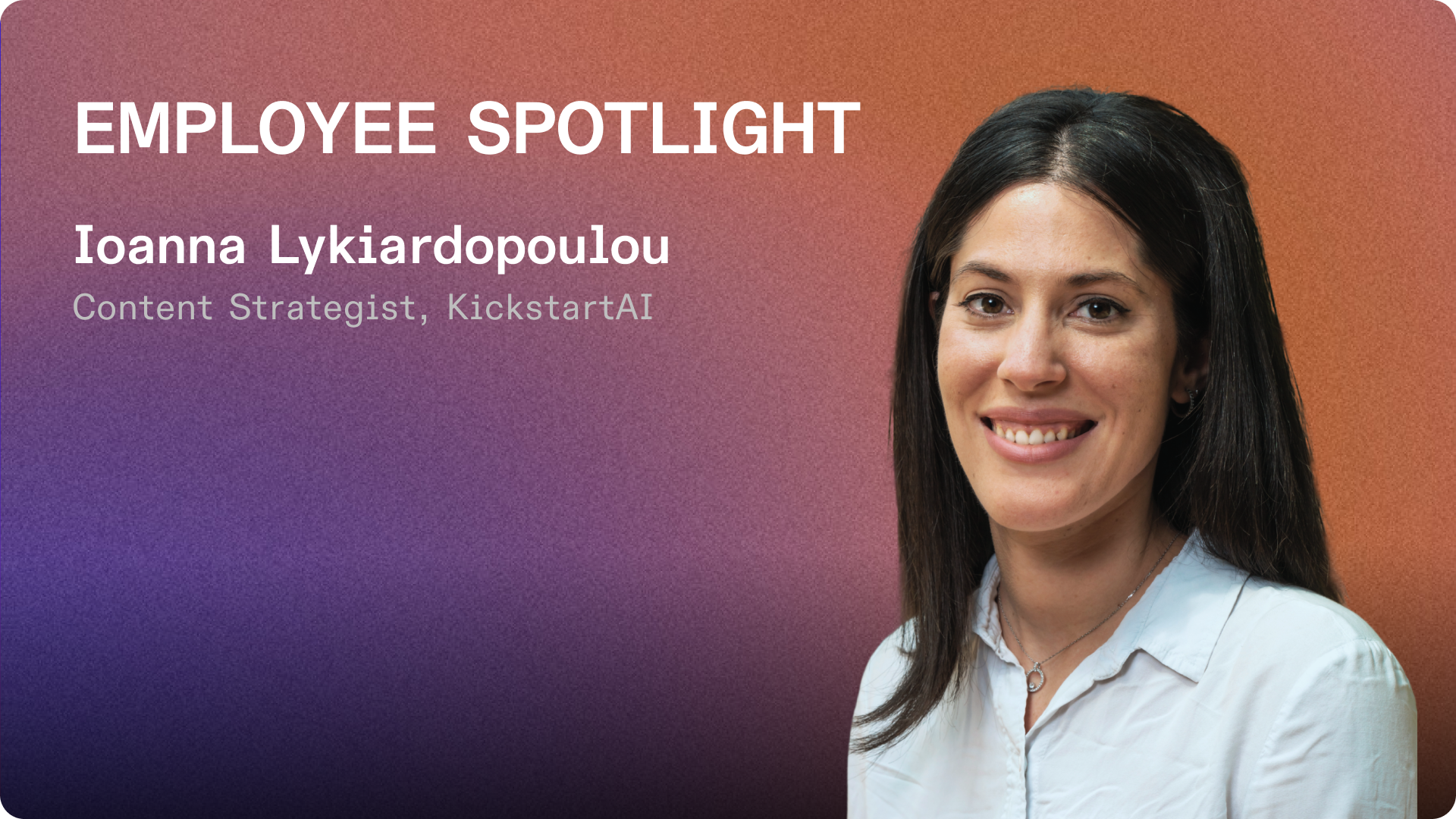 Ioanna Lykiardopoulou KickstartAI