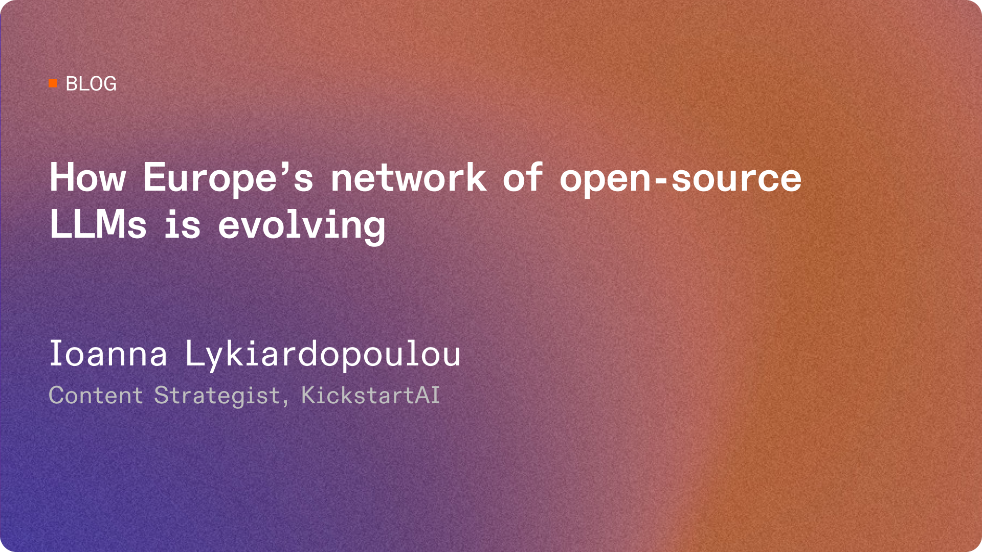 open-source LLMs europe